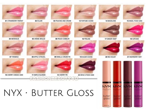 nyx butter lip gloss set|nyx lip gloss shades.